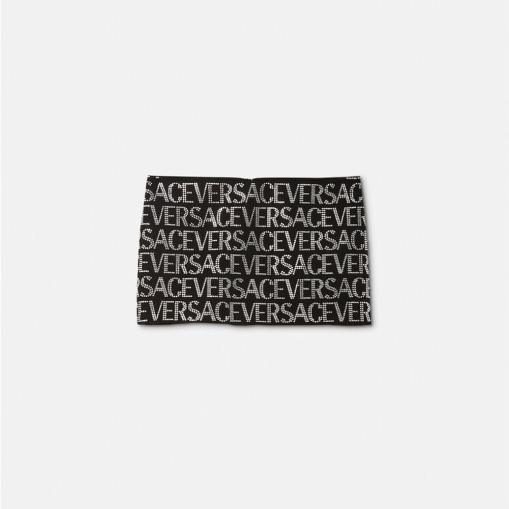 CRYSTAL LOGO MINI SKIRT